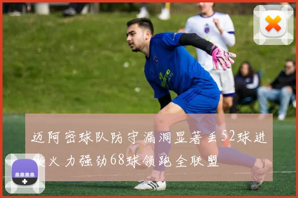 迈阿密球队防守漏洞显著丢52球进攻火力强劲68球领跑全联盟